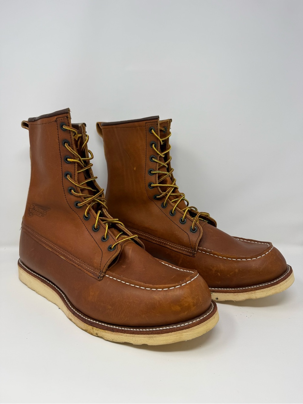 RED WING 877 Classic Moc Boot Beautiful Pre-owned Condition Size 14 D Made In US